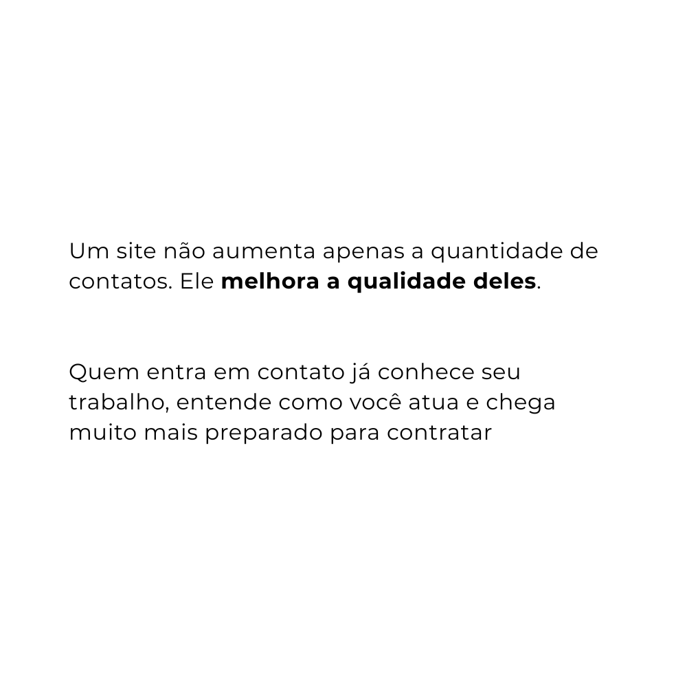 Site profissional ajuda a atrair clientes mais preparados para contratar