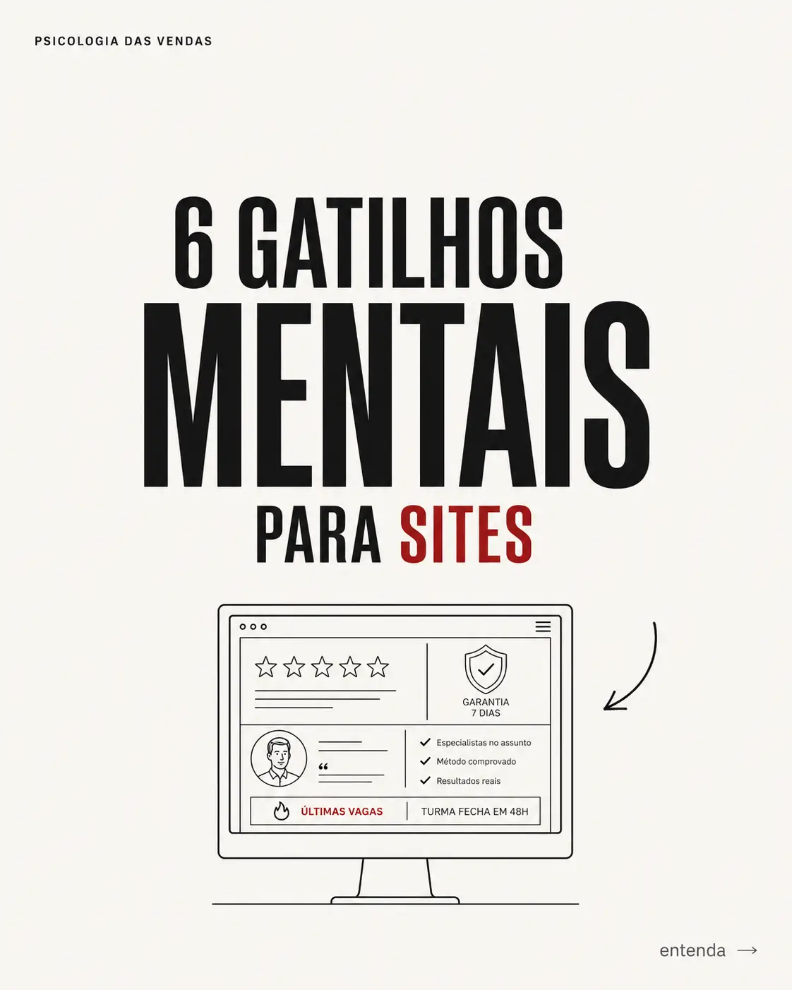 6 gatilhos mentais para sites que ajudam a aumentar conversões