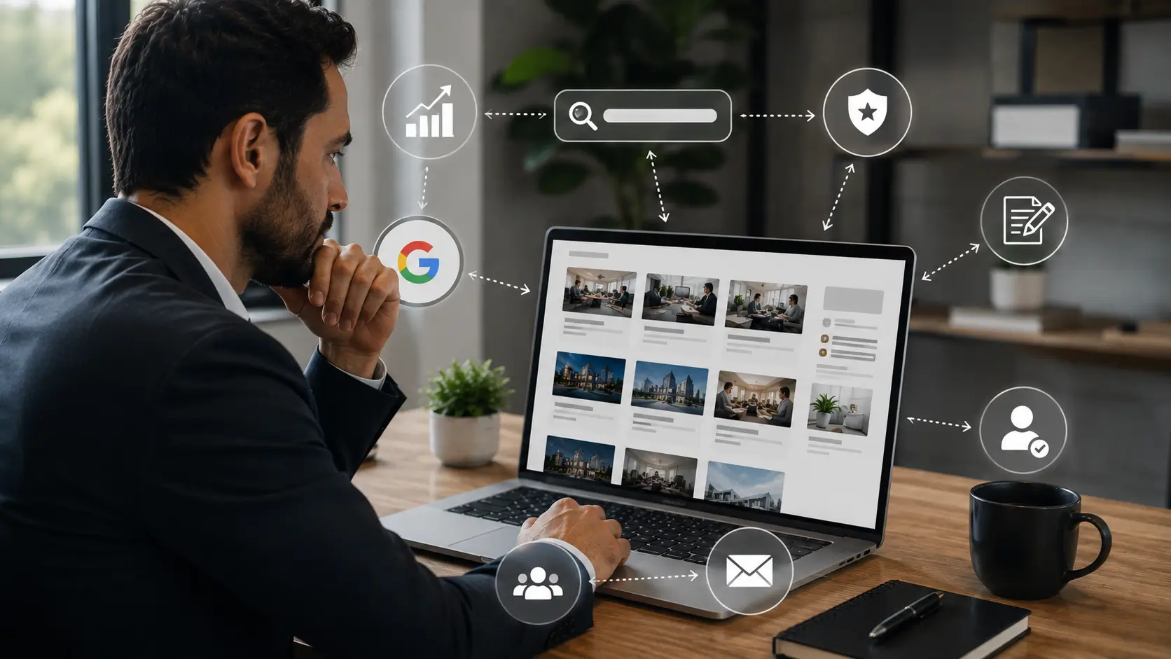 Empresa utilizando um blog para publicar conteúdos e atrair clientes pelo Google