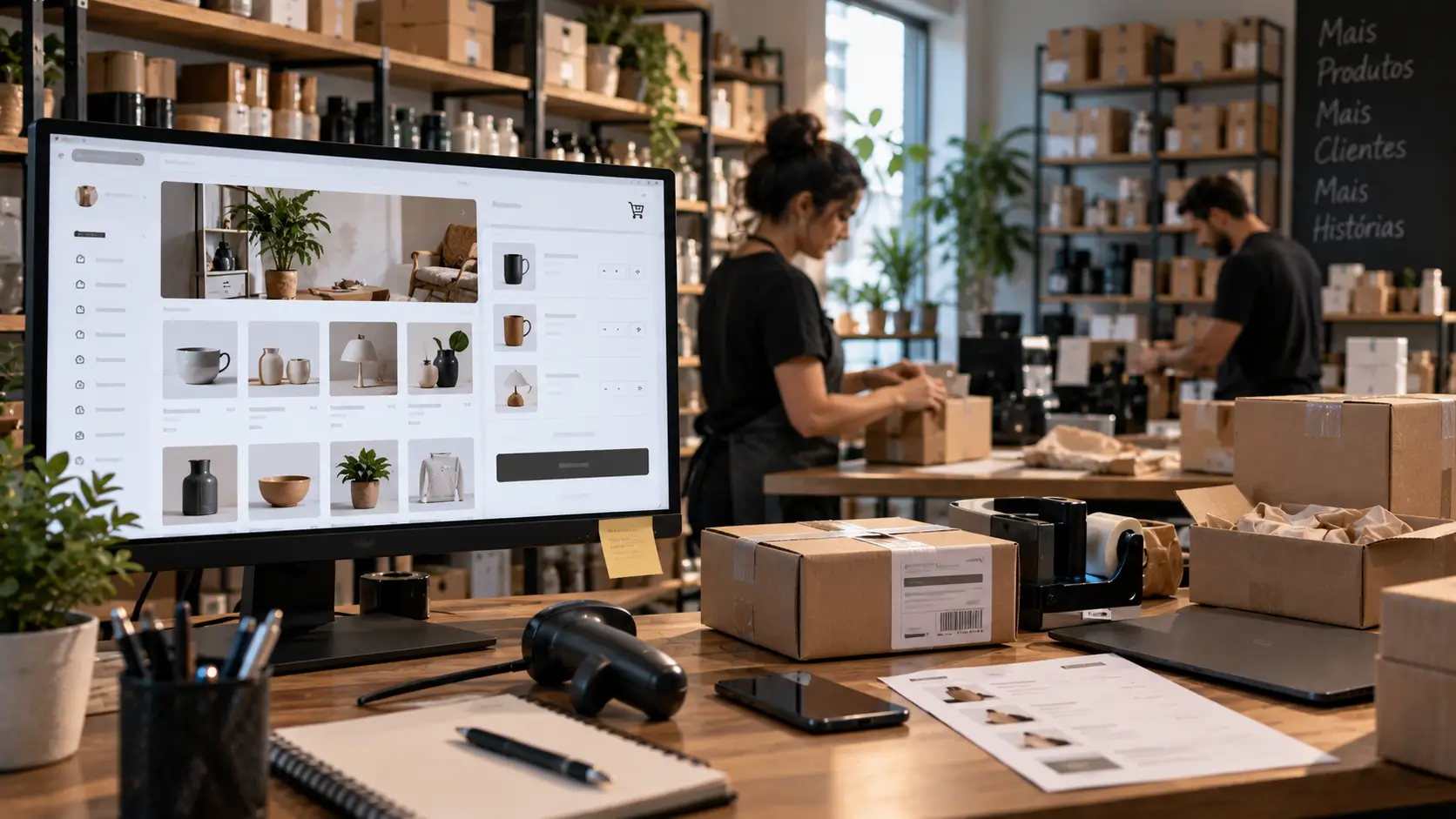 Empresa avaliando quando vale a pena começar a vender através de um e-commerce